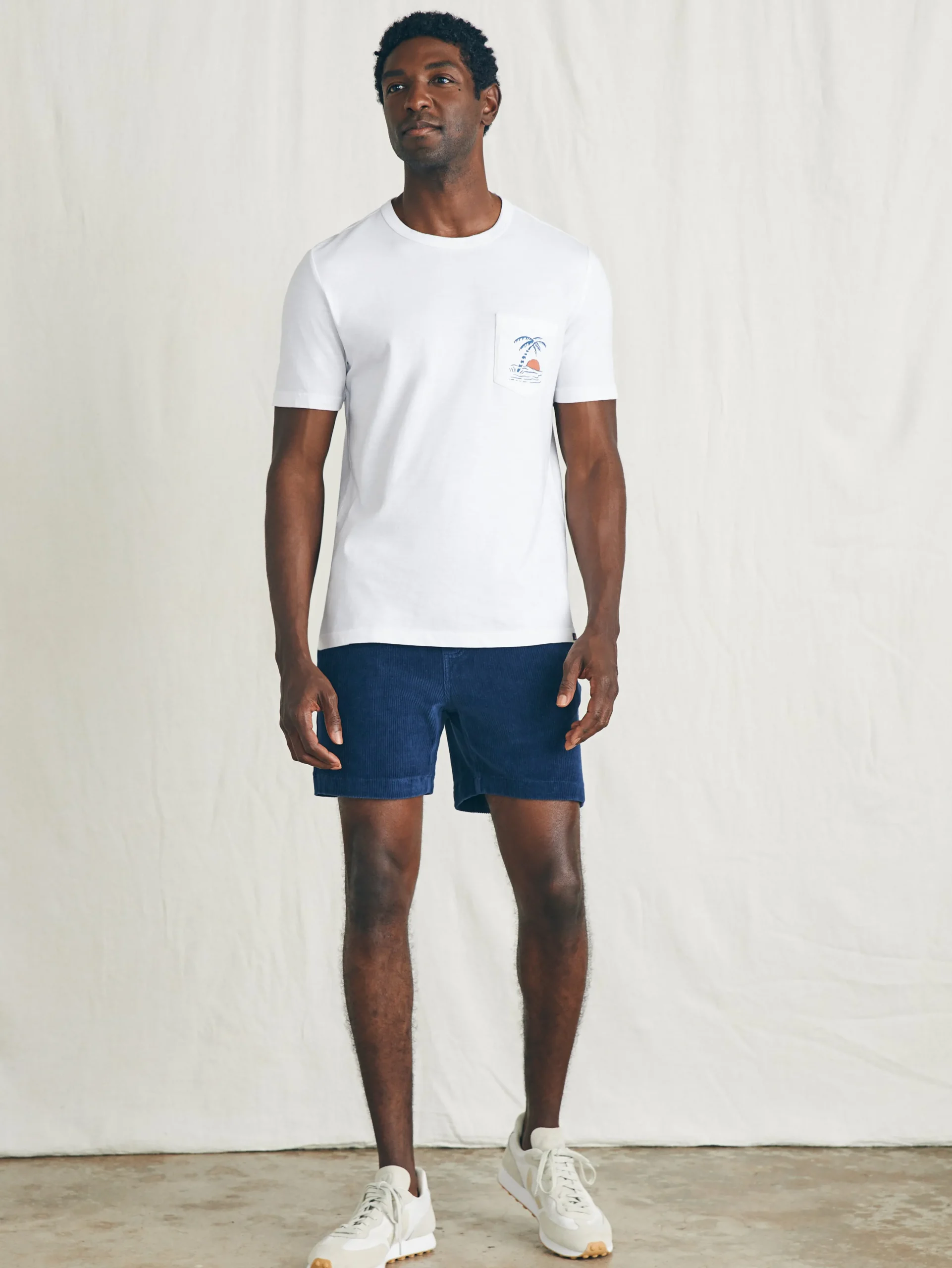 T-Shirts & Henleys^Faherty Brand Sunwashed Graphic Tee - White