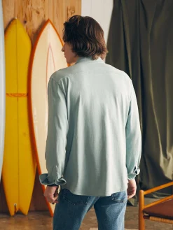 Shirts^Faherty Brand Sunwashed Knit Shirt - Hull Teal