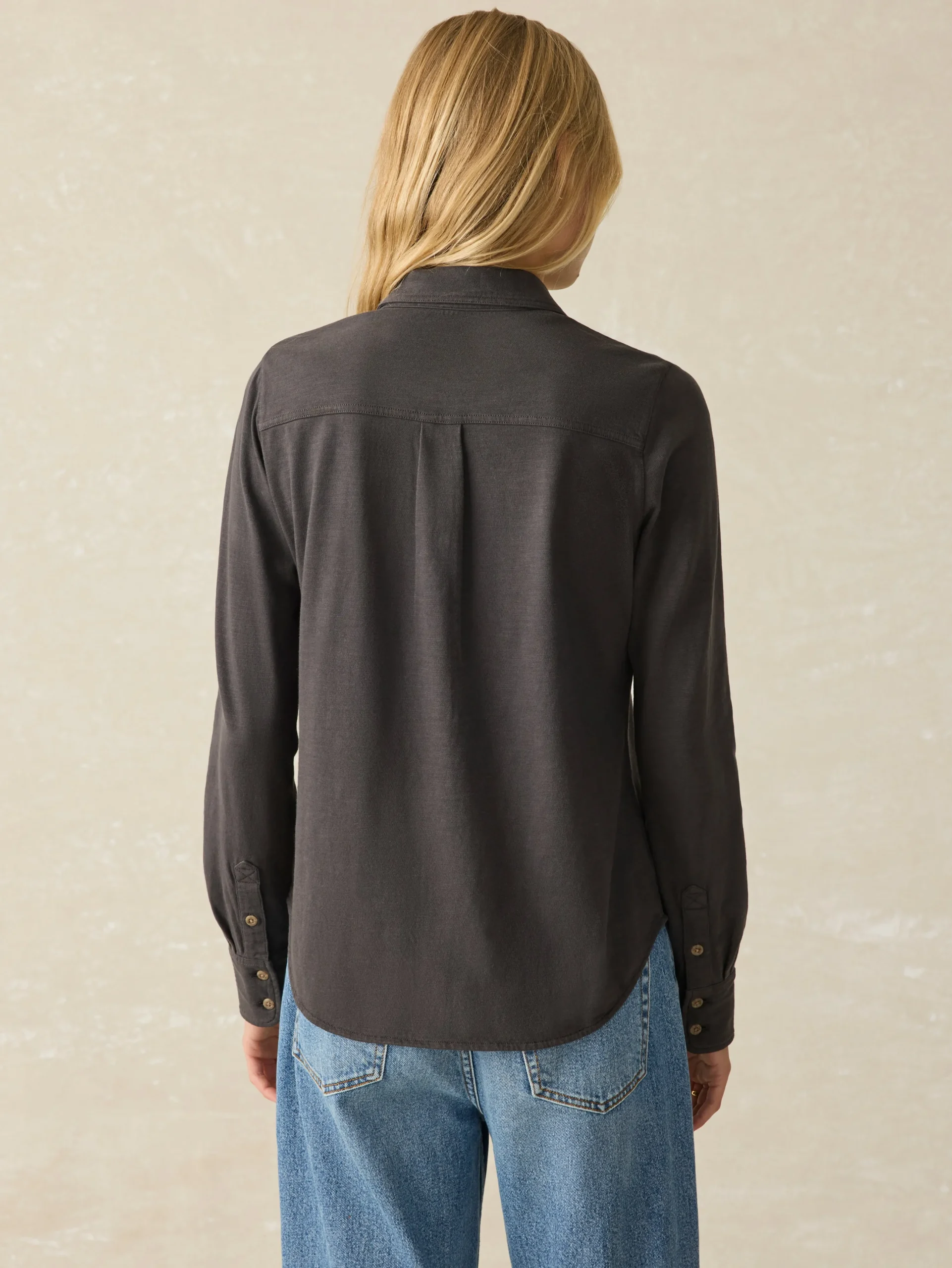Shirts & Tops^Faherty Brand Sunwashed Knit Shirt - Washed Black