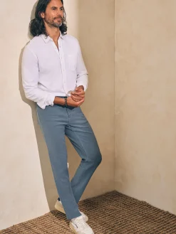 Shirts^Faherty Brand Sunwashed Knit Shirt (Single Pocket) (Tall) - White