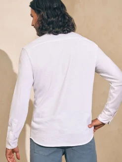 Shirts^Faherty Brand Sunwashed Knit Shirt (Single Pocket) (Tall) - White