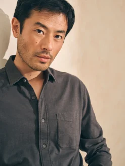 Shirts^Faherty Brand Sunwashed Knit Shirt (Single Pocket) - Washed Black