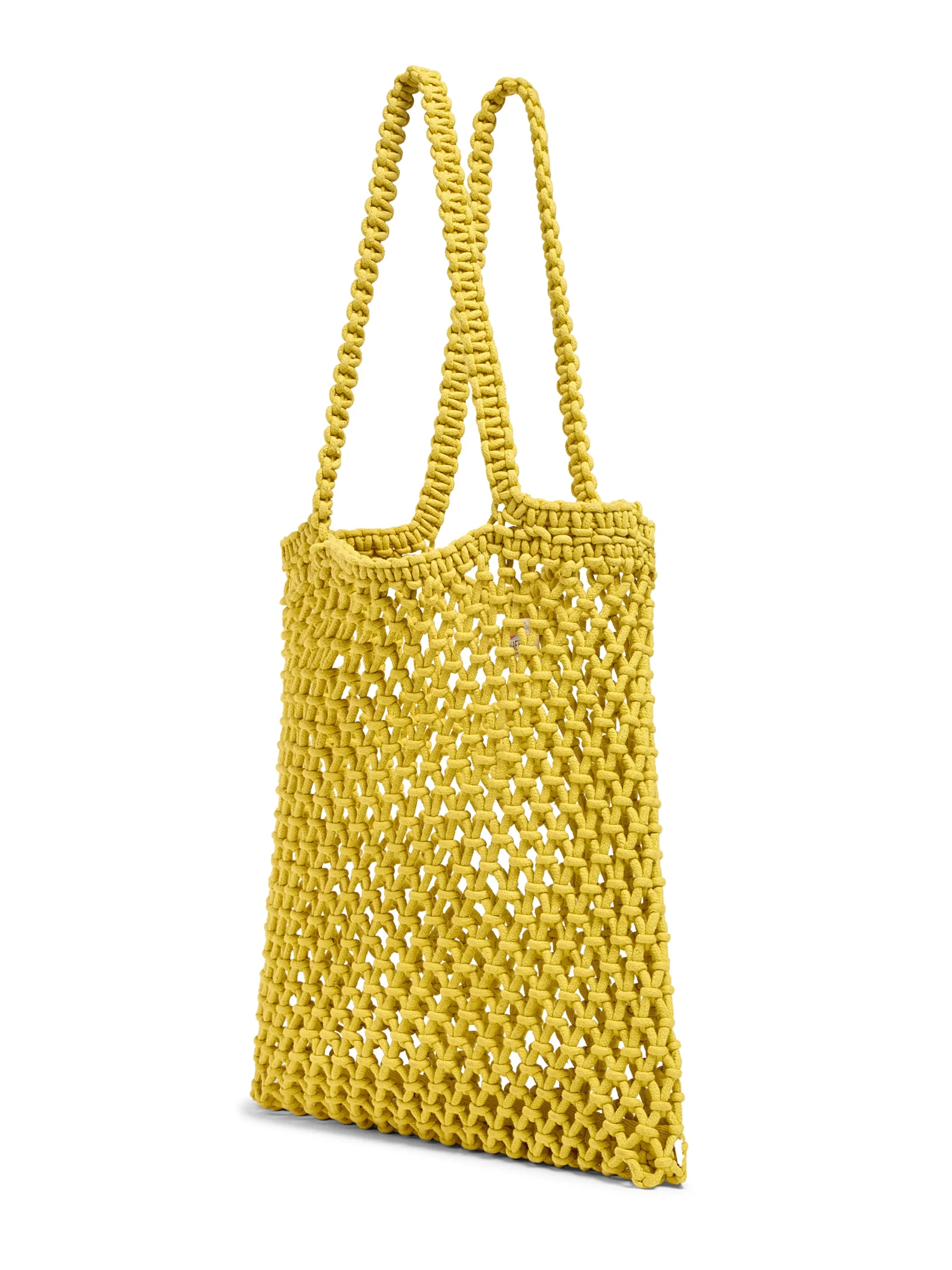 Bags^Faherty Brand Sunwashed Macrame Tote - Mango Mint
