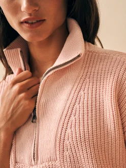 Sweaters^Faherty Brand Sunwashed Mariner Sweater - Peach Whip