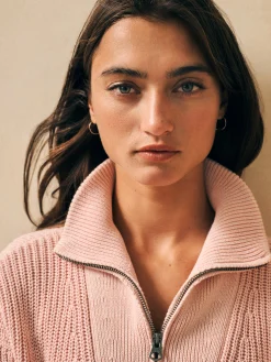 Sweaters^Faherty Brand Sunwashed Mariner Sweater - Peach Whip
