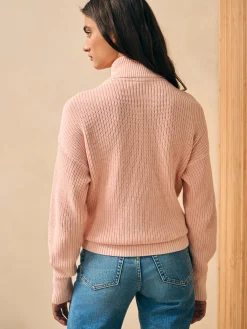 Sweaters^Faherty Brand Sunwashed Mariner Sweater - Peach Whip