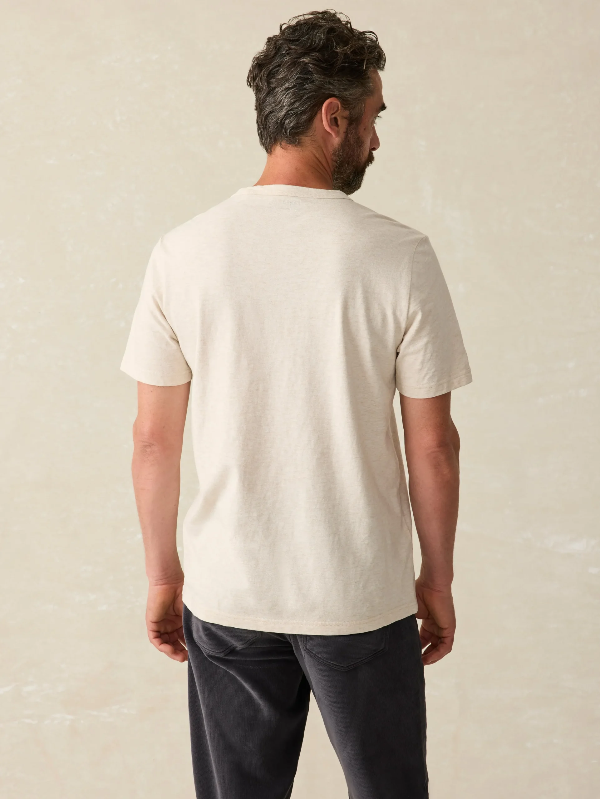 T-Shirts & Henleys^Faherty Brand Sunwashed Pocket Tee - Arctic Frost Heather