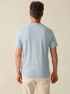 T-Shirts & Henleys^Faherty Brand Sunwashed Pocket Tee - Blue Breeze