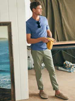 T-Shirts & Henleys^Faherty Brand Sunwashed Pocket Tee - Blue Horizon
