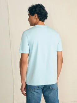 T-Shirts & Henleys^Faherty Brand Sunwashed Pocket Tee - Blue Oasis