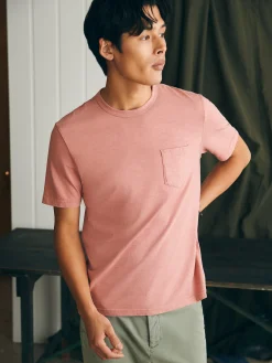 T-Shirts & Henleys^Faherty Brand Sunwashed Pocket Tee - Faded Flag