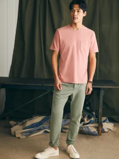 T-Shirts & Henleys^Faherty Brand Sunwashed Pocket Tee - Faded Flag