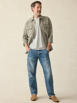 T-Shirts & Henleys^Faherty Brand Sunwashed Pocket Tee - Heather Grey