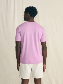 T-Shirts & Henleys^Faherty Brand Sunwashed Pocket Tee - Summer Violet