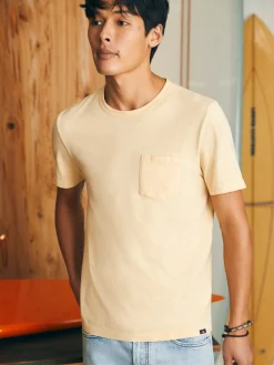 T-Shirts & Henleys^Faherty Brand Sunwashed Pocket Tee - Sunny Days