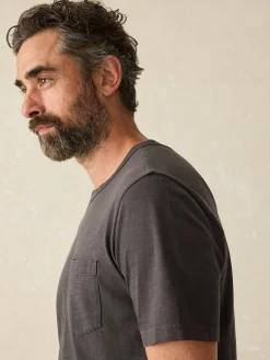 T-Shirts & Henleys^Faherty Brand Sunwashed Pocket Tee - Washed Black