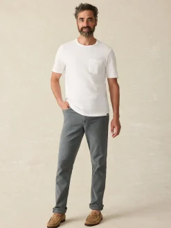 T-Shirts & Henleys^Faherty Brand Sunwashed Pocket Tee - White