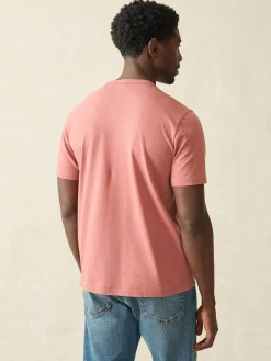 T-Shirts & Henleys^Faherty Brand Sunwashed Pocket Tee (Tall) - Fall Red