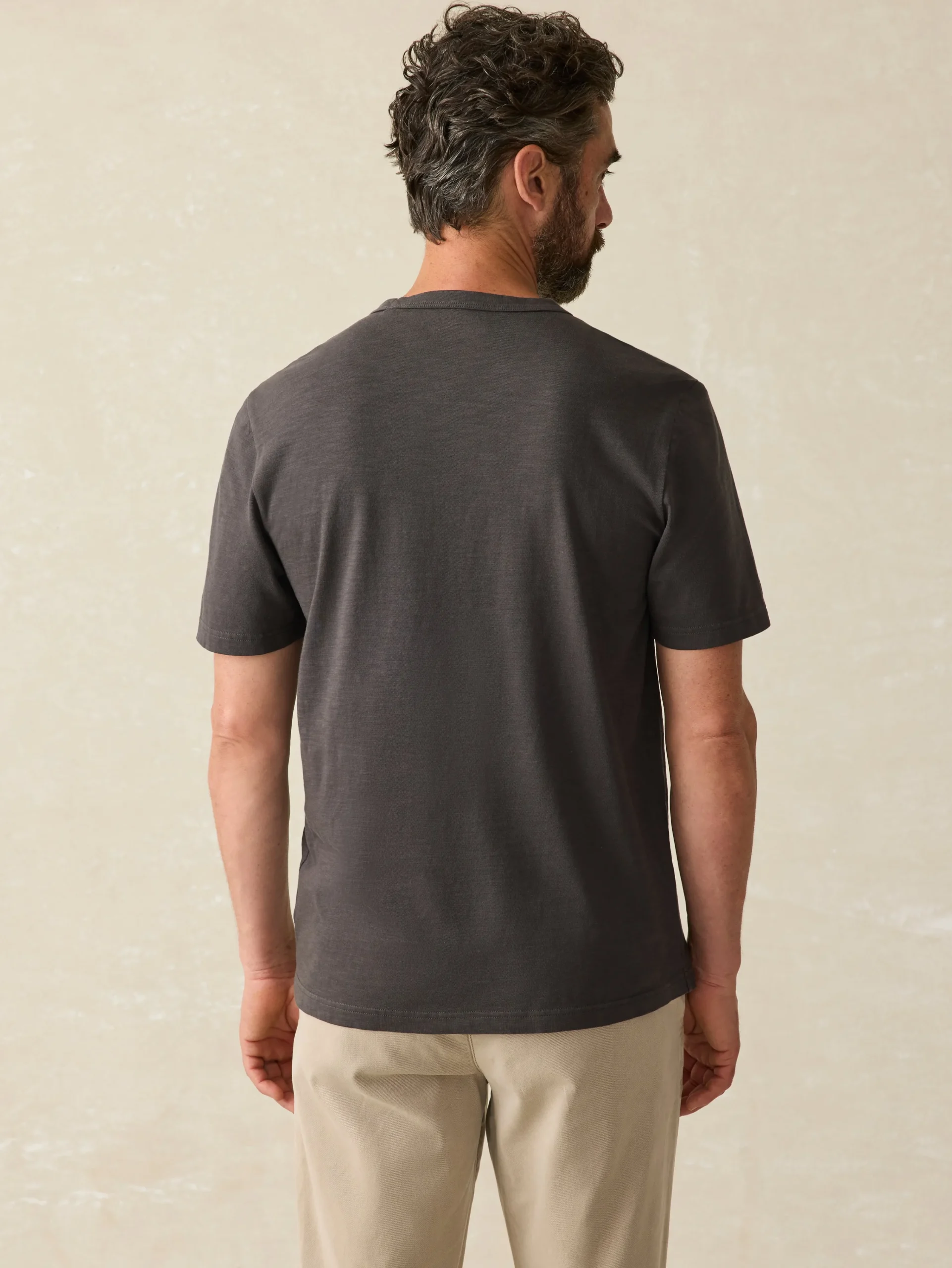 T-Shirts & Henleys^Faherty Brand Sunwashed Pocket Tee (Tall) - Washed Black