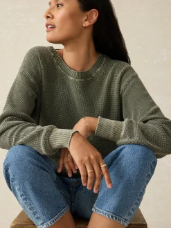 Sweaters^Faherty Brand Sunwashed Relaxed Sweater - Beetle