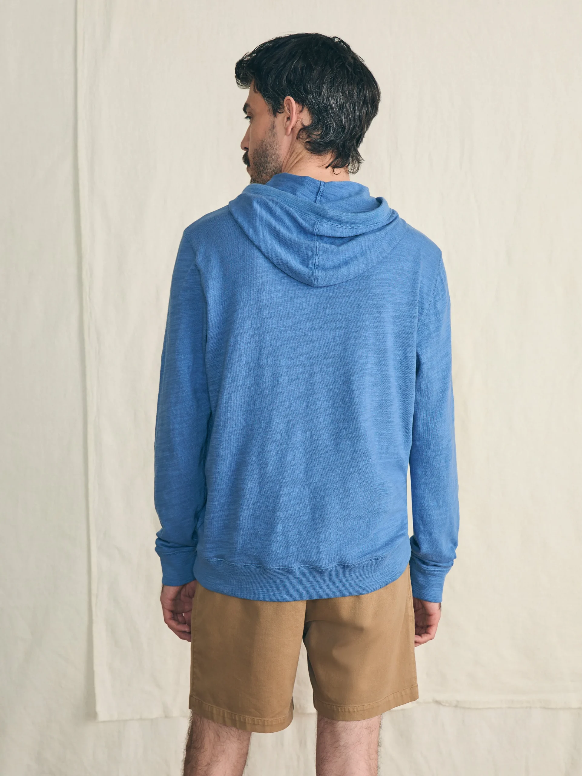 Hoodies & Sweatshirts^Faherty Brand Sunwashed Slub Hoodie - Blue Horizon Surf Stripe