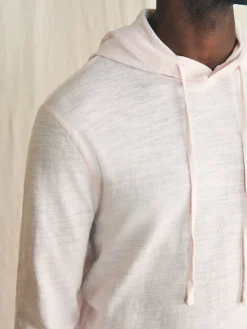Hoodies & Sweatshirts|Lounge^Faherty Brand Sunwashed Slub Hoodie - Rosy Shell