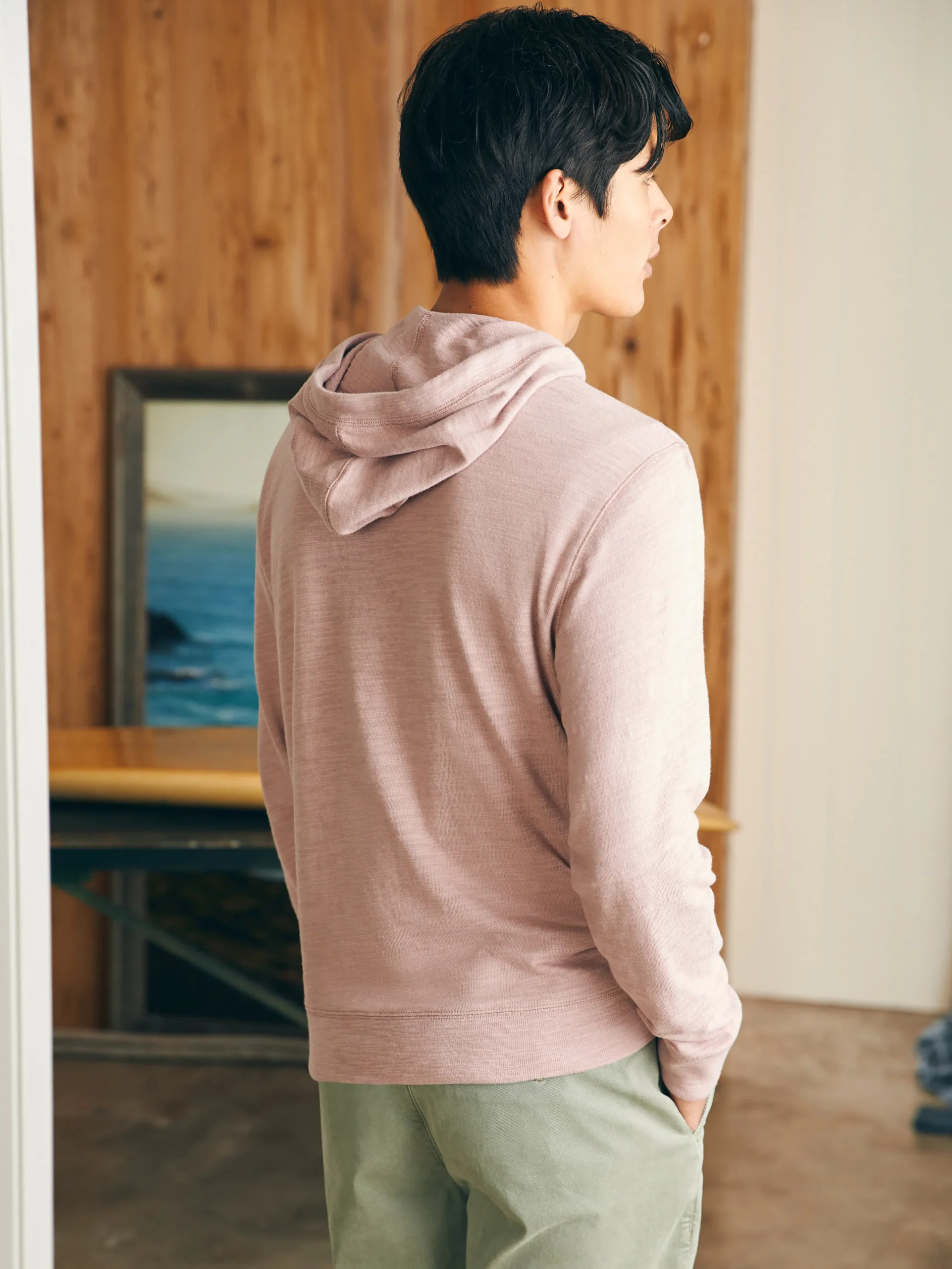 Hoodies & Sweatshirts|Lounge^Faherty Brand Sunwashed Slub Hoodie - Spring Quartz
