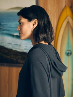 Hoodies & Sweatshirts^Faherty Brand Sunwashed Slub Hoodie - Washed Black
