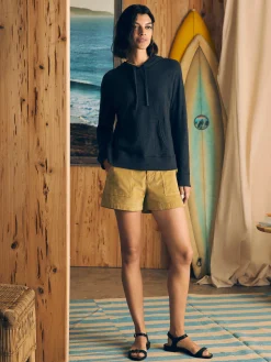 Hoodies & Sweatshirts^Faherty Brand Sunwashed Slub Hoodie - Washed Black