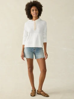 Hoodies & Sweatshirts^Faherty Brand Sunwashed Slub Hoodie - White
