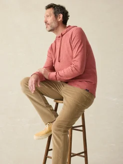 Hoodies & Sweatshirts^Faherty Brand Sunwashed Slub Hoodie (Tall) - Fall Red