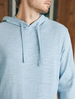 Hoodies & Sweatshirts|Lounge^Faherty Brand Sunwashed Slub Hoodie (Tall) - Blue Breeze