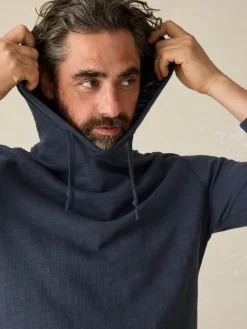 Hoodies & Sweatshirts|Lounge^Faherty Brand Sunwashed Slub Hoodie (Tall) - Blue Nights