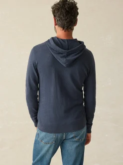 Hoodies & Sweatshirts|Lounge^Faherty Brand Sunwashed Slub Hoodie (Tall) - Blue Nights