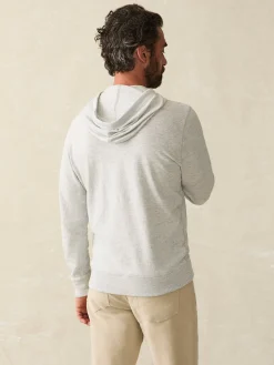 Hoodies & Sweatshirts^Faherty Brand Sunwashed Slub Hoodie (Tall) - Light Grey Heather