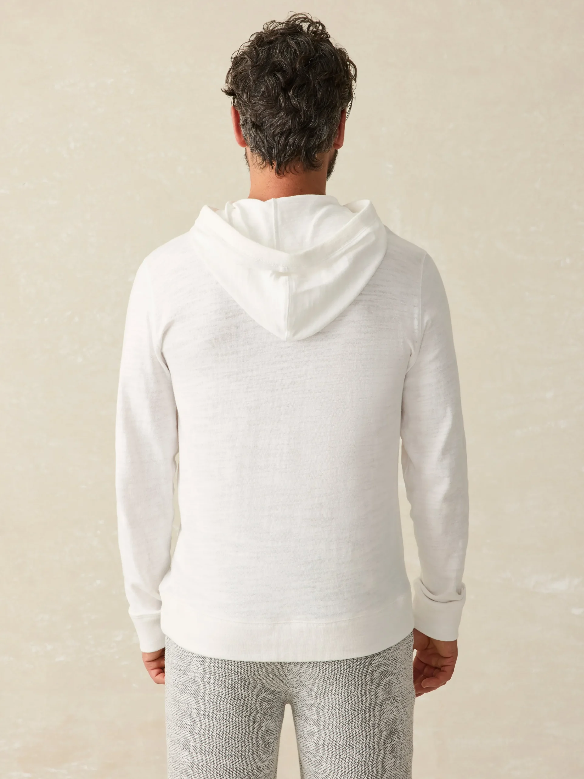 Hoodies & Sweatshirts|Lounge^Faherty Brand Sunwashed Slub Hoodie (Tall) - White