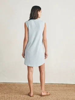 Dresses^Faherty Brand Sunwashed Slub Muscle Dress - Chalk Blue