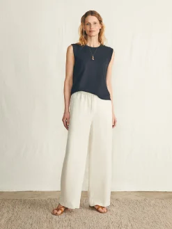 T-Shirts^Faherty Brand Sunwashed Slub Muscle Tank - Washed Black