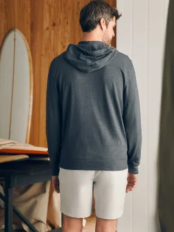 Hoodies & Sweatshirts^Faherty Brand Sunwashed Slub Zip Hoodie - Graphite