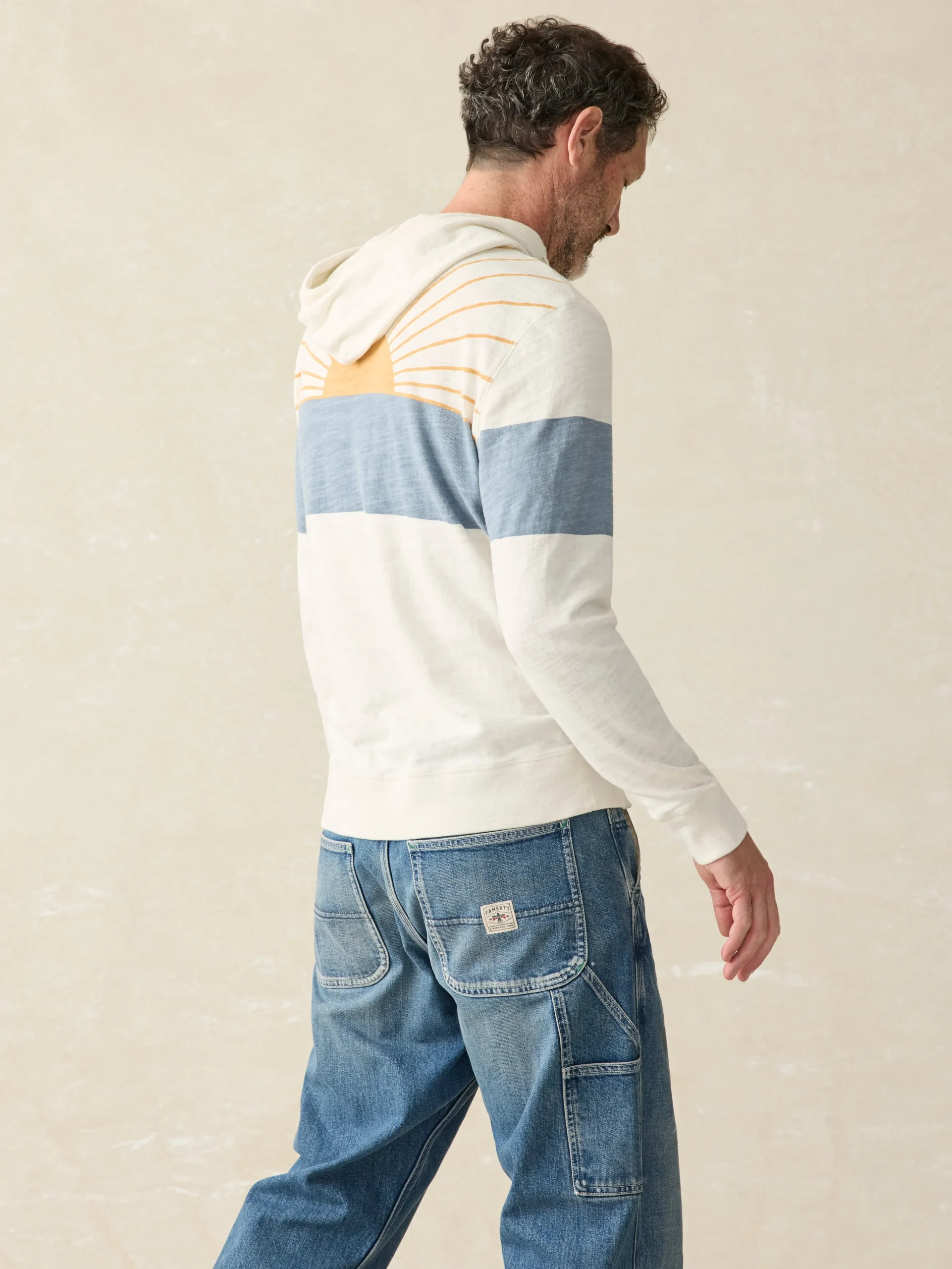 Hoodies & Sweatshirts|Lounge^Faherty Brand Sunwashed Sunray Hoodie - Ocean Sunrise
