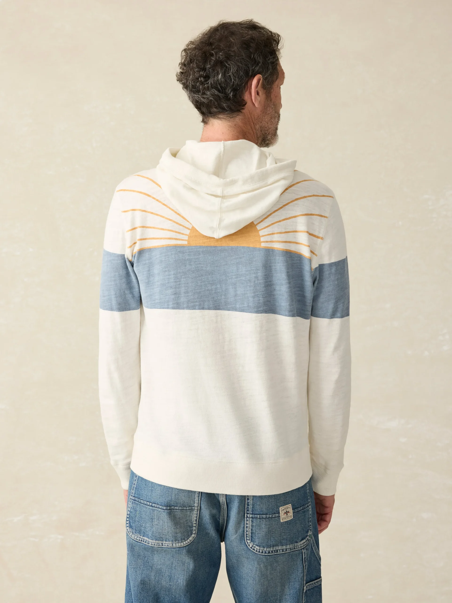 Hoodies & Sweatshirts|Lounge^Faherty Brand Sunwashed Sunray Hoodie - Ocean Sunrise