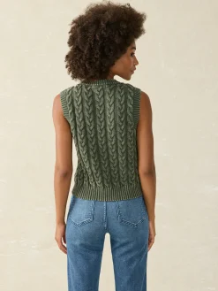 Sweaters^Faherty Brand Sunwashed Sweater Vest - Beetle