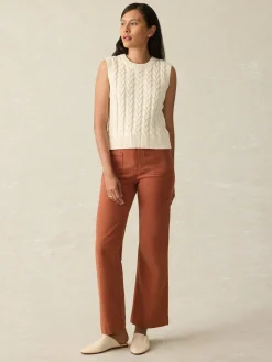 Sweaters^Faherty Brand Sunwashed Sweater Vest - White Shell