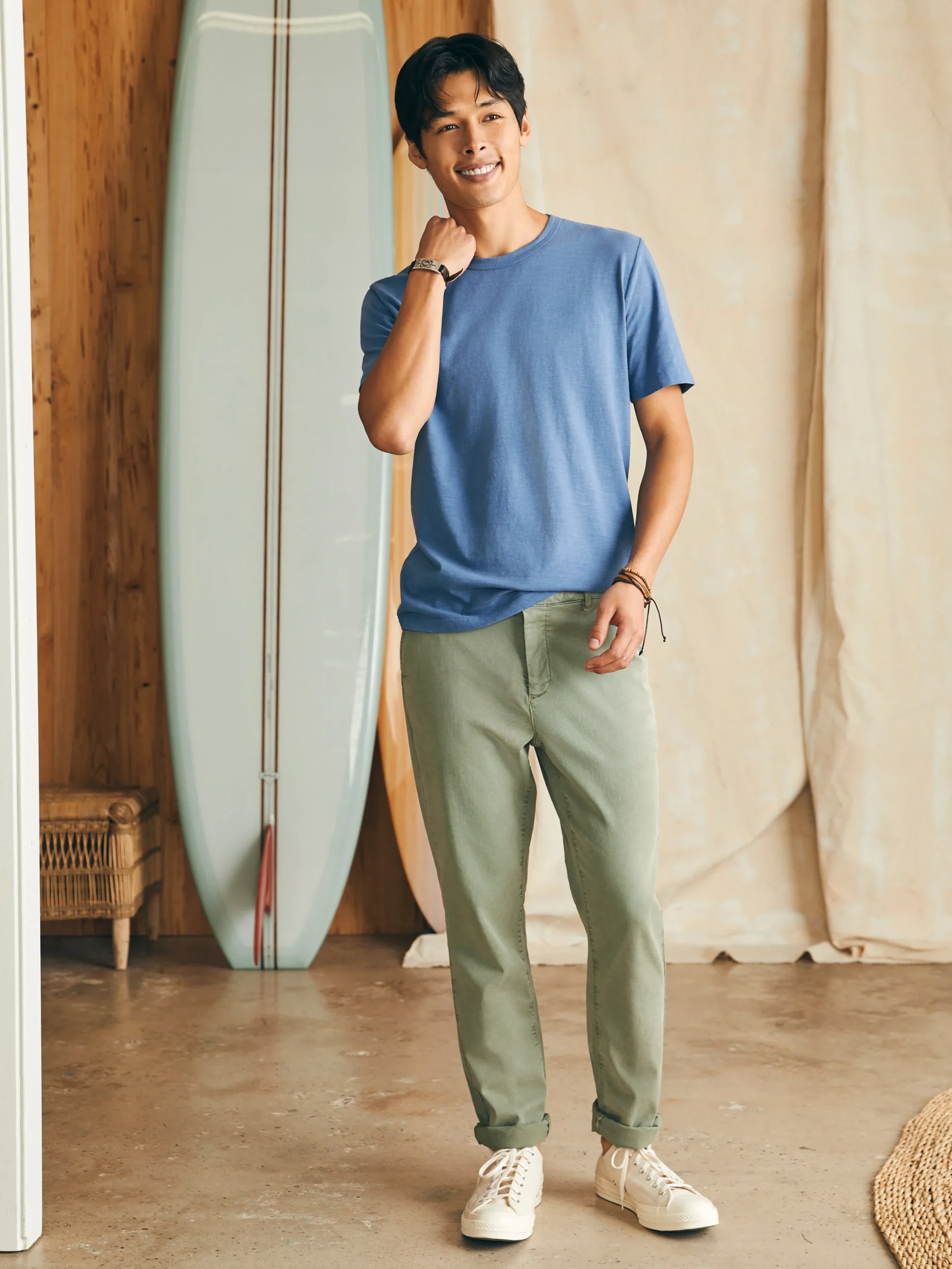 T-Shirts & Henleys^Faherty Brand Sunwashed Tee - Blue Horizon