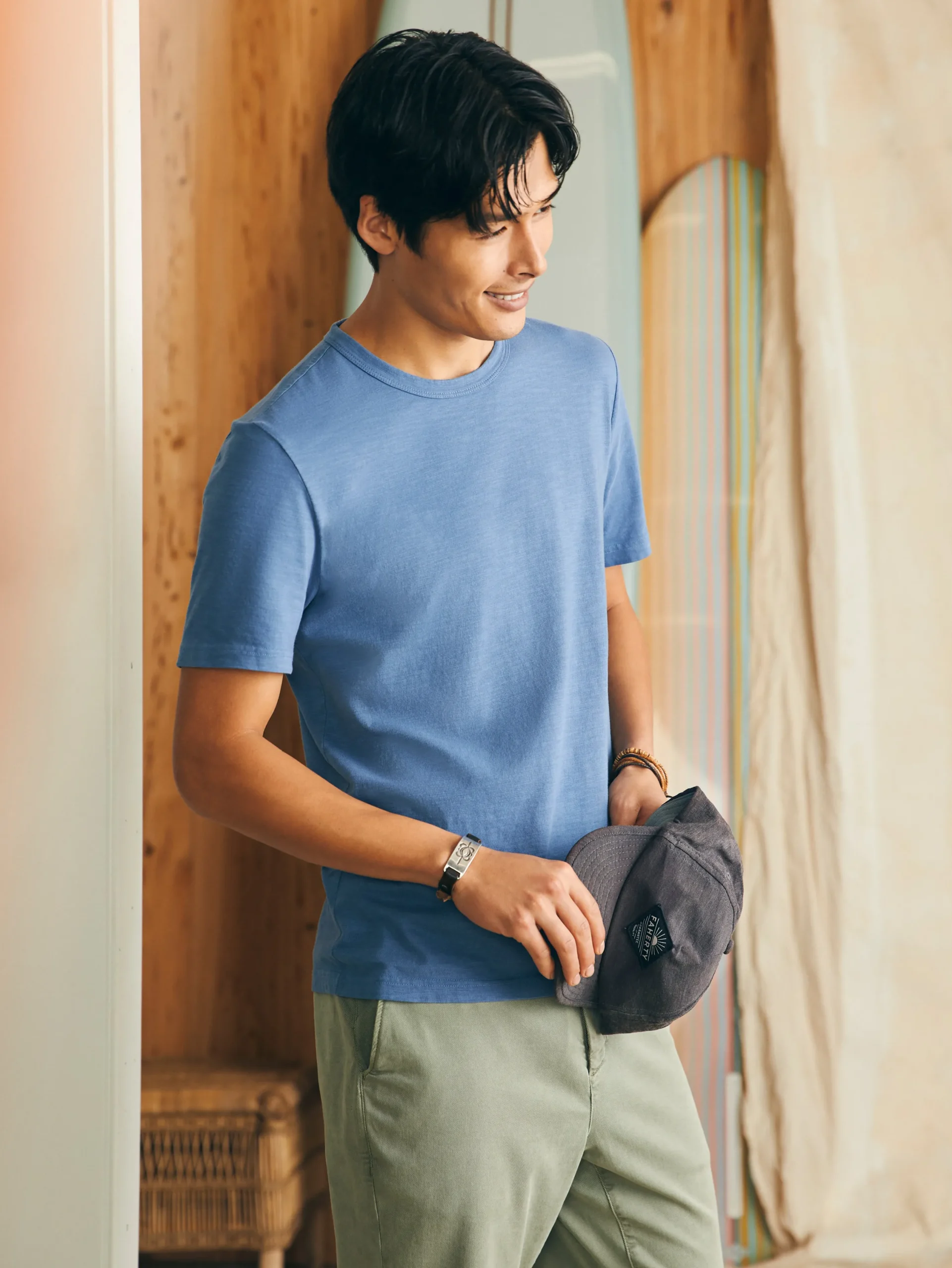 T-Shirts & Henleys^Faherty Brand Sunwashed Tee - Blue Horizon
