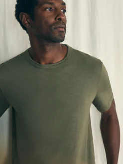 T-Shirts & Henleys^Faherty Brand Sunwashed Tee - Olive