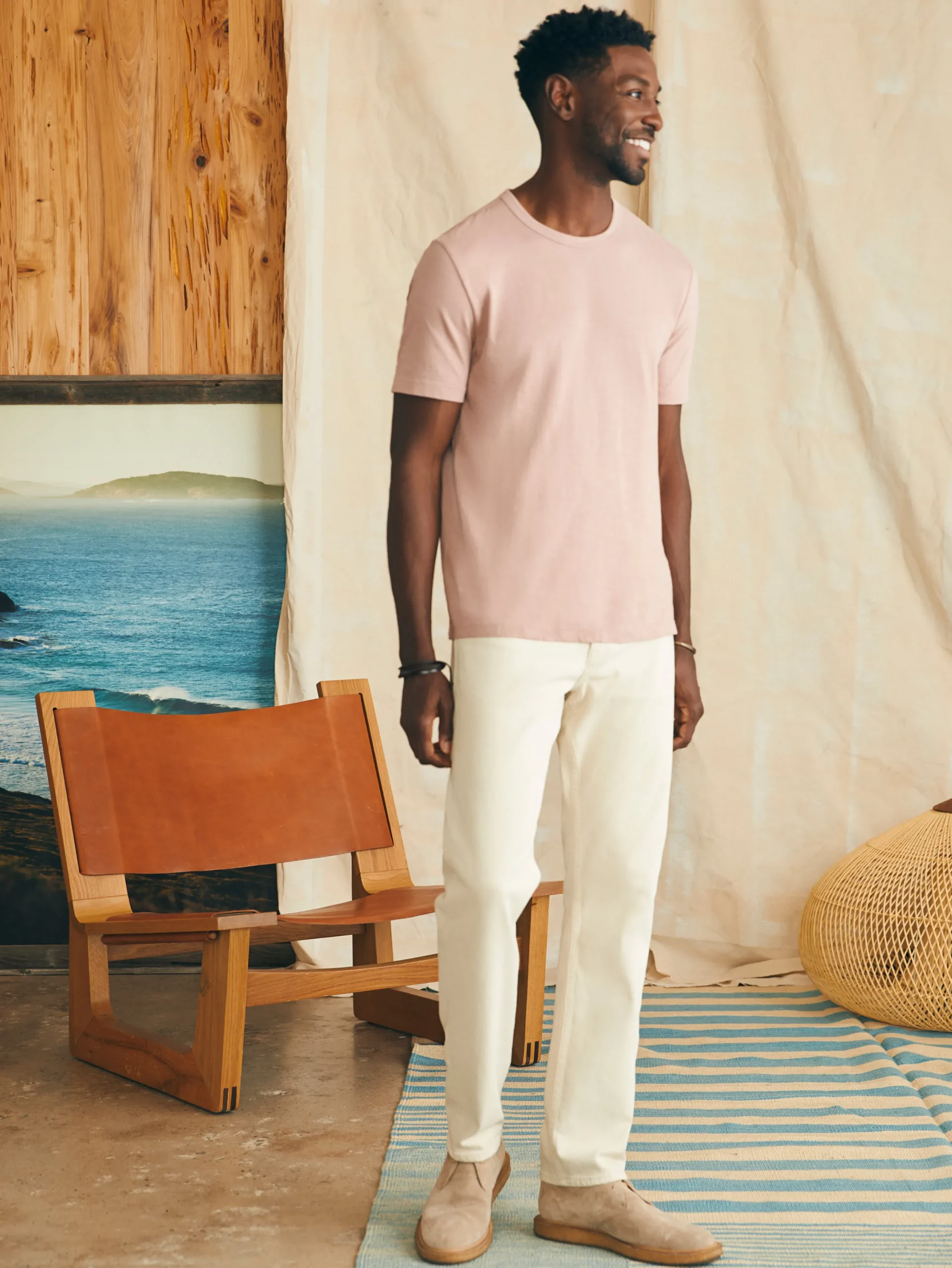 T-Shirts & Henleys^Faherty Brand Sunwashed Tee - Spring Quartz