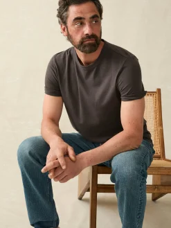 T-Shirts & Henleys^Faherty Brand Sunwashed Tee - Washed Black
