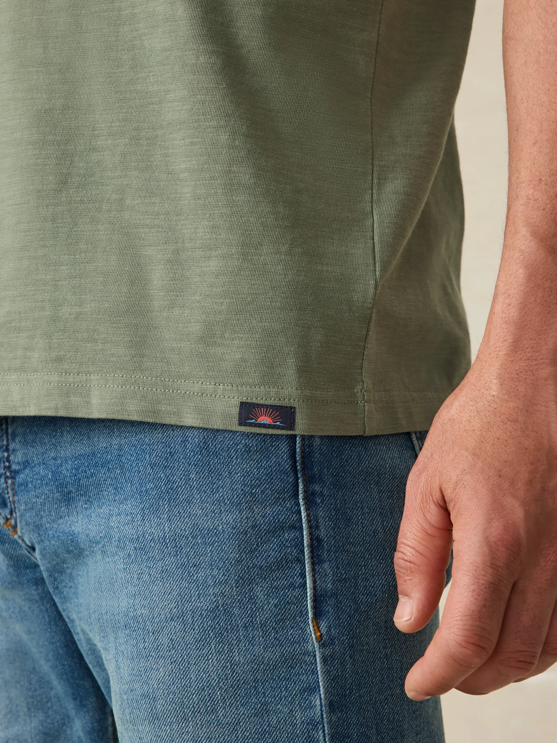 T-Shirts & Henleys^Faherty Brand Sunwashed Tee (Tall) - Clover Creek