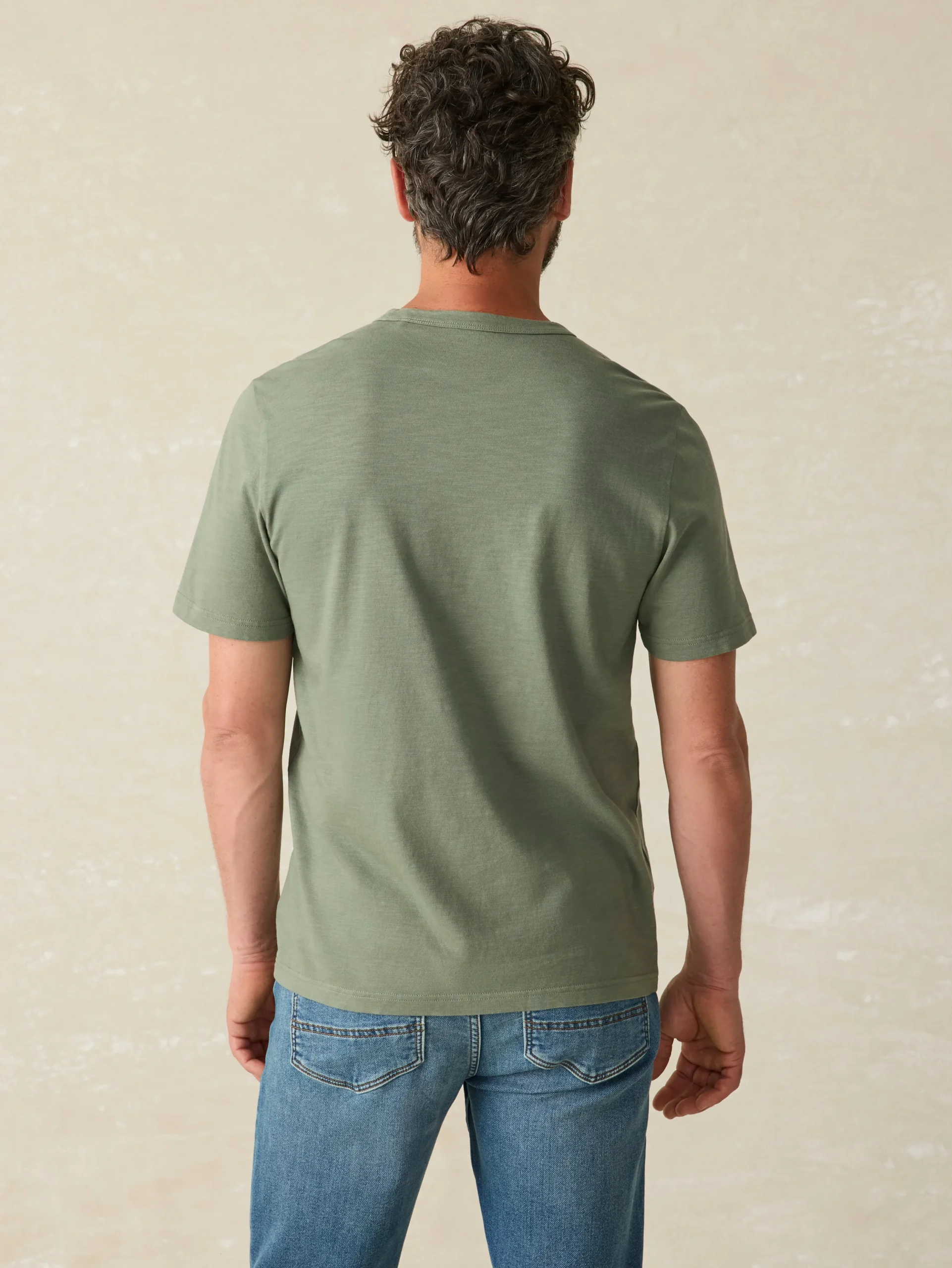 T-Shirts & Henleys^Faherty Brand Sunwashed Tee (Tall) - Clover Creek